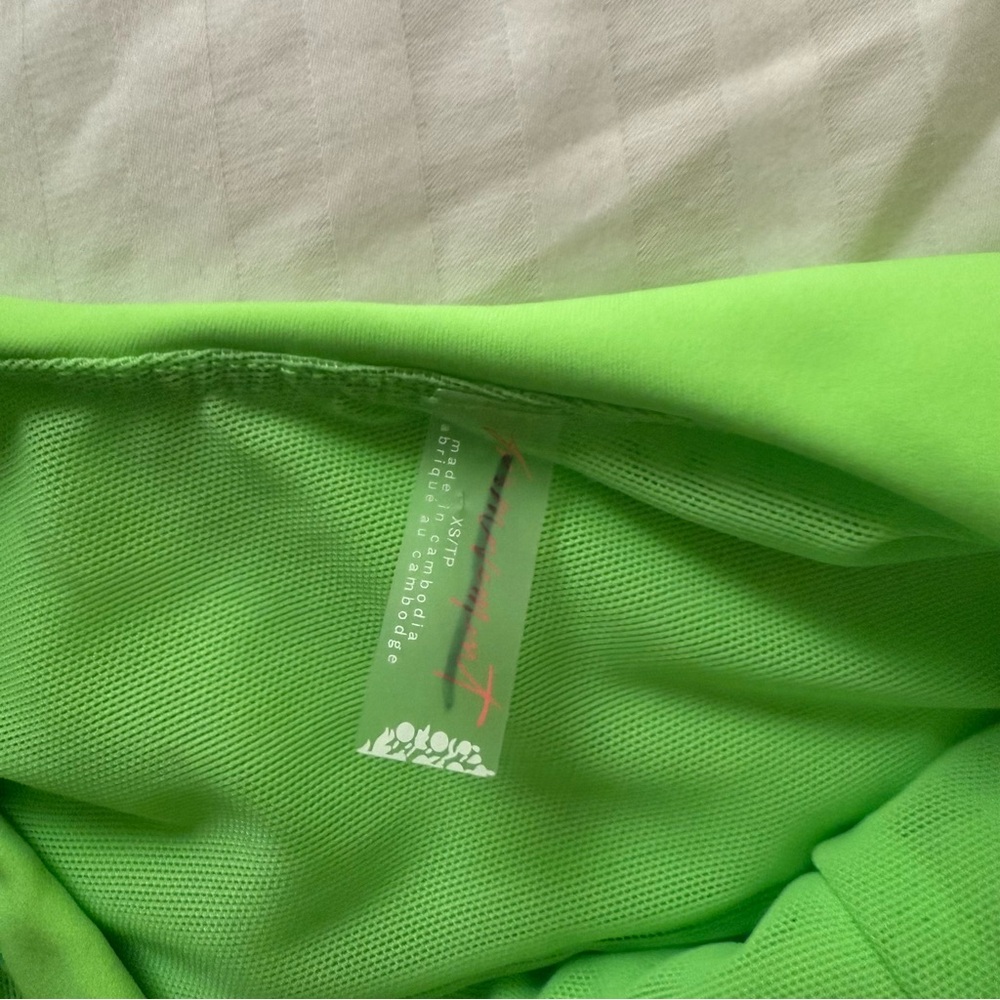 Free People Movement Righteous Runsie Lime Green - Picture 7 of 7